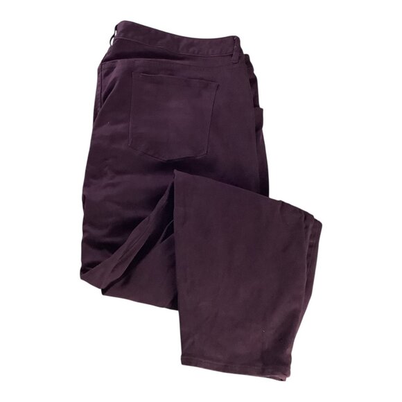 Old Navy Rockstar Mid-Rise Pants Womens Size 28 Plus Reg Purple Stretchy Skinny - Picture 1 of 16